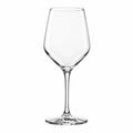 Copa de vino 450 ml de vidrio transparente con tallo estilo clásico