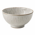 Cuenco de cerámica 18 cm beige texturizado para servir
